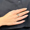 Bague Bague en or jaune avec aigue-marine ovale à facettes d'environ 1,20 carat 58 Facettes 2501003