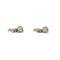 Boucles d'oreilles Boucles d'oreilles or, platine et diamants 58 Facettes 240149R