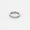 Bague 47 Alliance en or gris et diamants 58 Facettes DRE16062