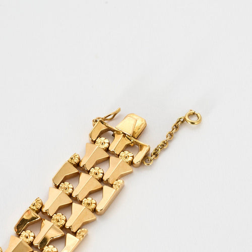 Bracelet Bracelet souple or rose 58 Facettes GULK191
