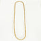 Collier Collier or jaune maille forçat torsadée 58 Facettes LP528