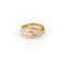 Bague 51 Bague Alliance Or jaune, Or blanc Diamant 58 Facettes 1740880CN