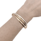 Trois joncs en trois tons d'or. 58 Facettes 34416
