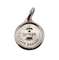 Pendentif AUGIS - Pendentif médaille d'amour or blanc  "+ qu'hier - que demain" - L'Originale Mini 58 Facettes G4350X0000