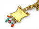 Collier vintage collier CHRISTIAN LACROIX pendentif breloques pierres pampille 58 Facettes 272656