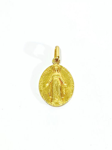 Pendentif Médaille miraculeuse en or jaune 58 Facettes
