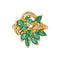 Bague 52 Bague Or jaune Emeraude, Diamant 58 Facettes 4169050CN