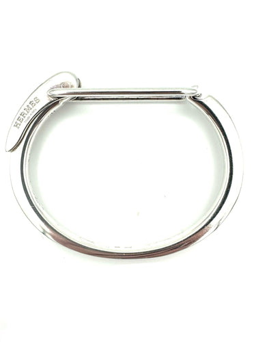Bracelet HERMES. Collection "Clic argent", bracelet argent 925/00 58 Facettes