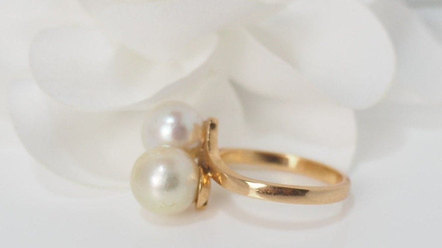Bague 52 Bague Toi Et Moi  Perles De Culture 58 Facettes 24946