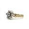 Bague 53 Bague 19eme or jaune 750 et 7 diamants tailles anciennes 0.50 carats total 58 Facettes 1239