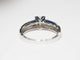 Bague Solitaire or blanc et diamant 58 Facettes 28832