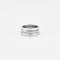 Bague BULGARI - Bague B.Zero1 or blanc 3 rangs 58 Facettes