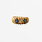 Bague 48 Bague jonc or jaune saphirs et diamant 58 Facettes