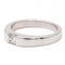 Bague 49 Cartier Bague Solitaire Tank Or blanc Diamant 58 Facettes 2308539CN