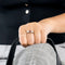 Bague 59 Bague or gris et jaune, rubis et diamants 58 Facettes GU262