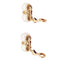 Boucles d'oreilles Boucles d'oreille perles, diamants, or jaune. 58 Facettes 34052