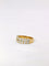 Bague 49 Double alliance or jaune diamants 58 Facettes J399