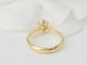 Bague 52 Bague solitaire en or jaune et diamant synthétique 58 Facettes 31902