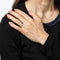 Bague 53 Bague Love Cartier Gemstone 53, taille 6,25, or blanc 18 carats, saphir, spinelle, aigue-marine 58 Facettes G13929
