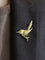Broche Broche animalière Oiseau or jaune diamant 58 Facettes 1014.1