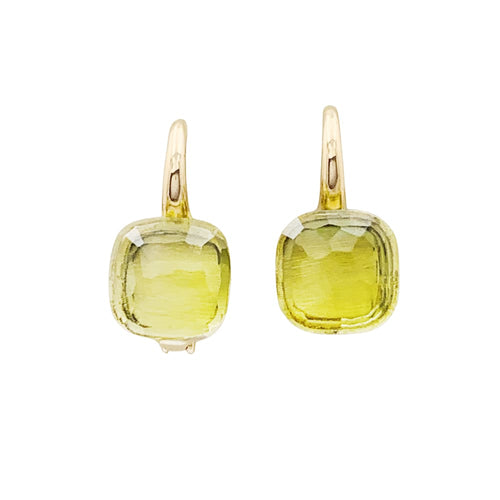 Boucles d'oreilles Boucles d'oreilles Pomellato, "Nudo", or rose et blanc et quartz lemon. 58 Facettes 34948