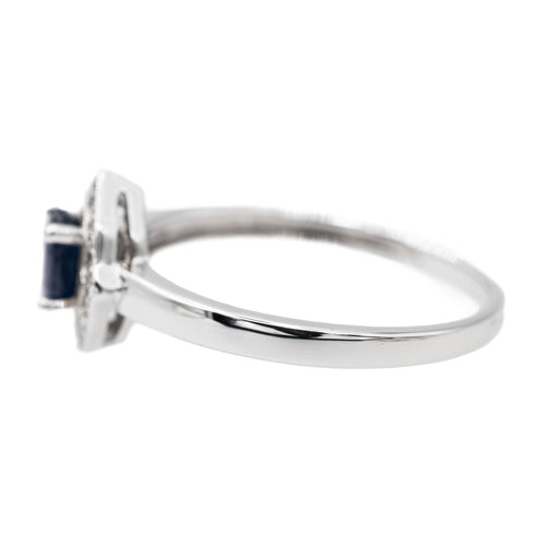 Bague 53.5 Bague Or blanc Saphir 58 Facettes 3029956CN