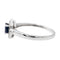 Bague 53.5 Bague Or blanc Saphir 58 Facettes 3029956CN