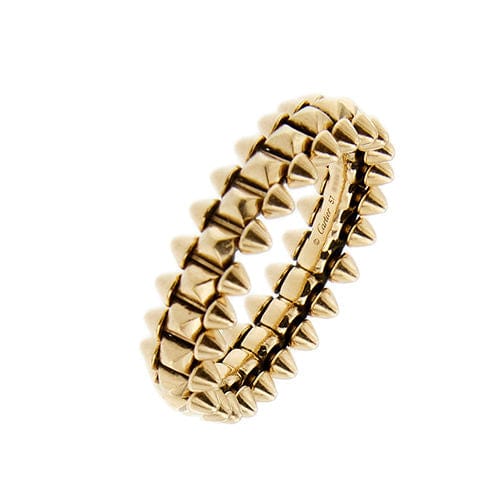 Bague CARTIER - Alliance Clash en or jaune 58 Facettes 39941
