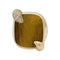 Bague 54 Bague Pomellato "Ritratto" or rose, diamants, oeil de tigre. 58 Facettes 33819