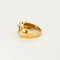 Bague 54 Bague Tank or jaune, émeraude et diamants 58 Facettes ENG10352