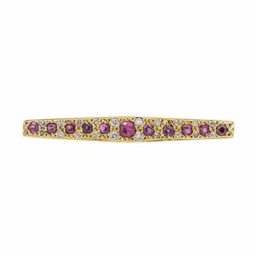 Broche Broche Epingle Or jaune Rubis 58 Facettes 3621945CN