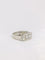Bague Bague géométrique or blanc platine diamants 58 Facettes J195