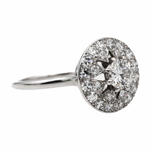 Bague 57 Cartier Bague Art déco Platine Diamant 58 Facettes 2826017CN