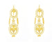 Boucles d'oreilles Boucles d'oreilles en or jaune filigrané sarde 58 Facettes