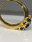 KORLOFF - bague saphirs, diamants, émail bleu