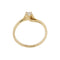Bague Bague solitaire contrariée avec diamant 58 Facettes 35102