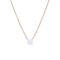 Collier Collier solitaire deux ors, diamants. 58 Facettes 33621