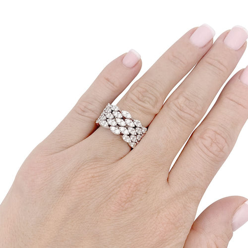 Bague 52 Bague Mauboussin "Je le veux" or blanc, diamants. 58 Facettes 33533