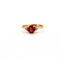 Bague Solitaire Or Jaune 18k Rubis & Diamants 58 Facettes 86-GS38386-3