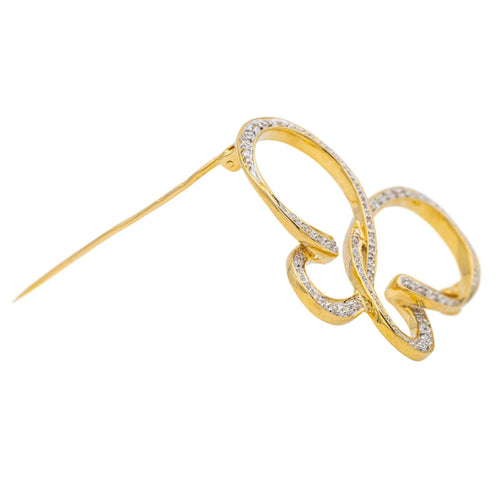 Broche Broche Epingle Or jaune Diamant 58 Facettes 3389120CN