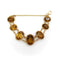 Bracelet Bracelet victorien en or 14 carats et pierres précieuses citrines 58 Facettes