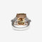 Bague Bague en diamant taille coussin de 11,64 carats, couleur marron foncé-jaune, SI1, GIA 58 Facettes 22297R