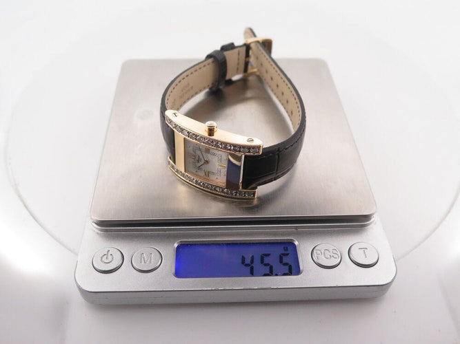 Montre montre CHOPARD your hour 36 mm quartz or jaune diamant 58 Facettes 264356