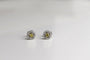Boucles d'oreilles Boucles d'oreilles saphirs jaune diamants 58 Facettes