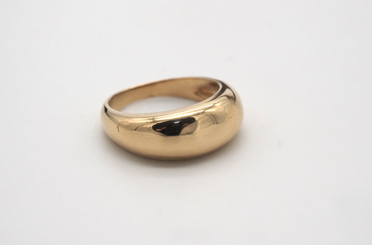 Bague 55.5 Bague jonc en or jaune 58 Facettes