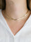 Collier Collier chaine vintage or jaune maille plate 58 Facettes 1131.4