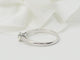 Bague 53 Bague solitaire en or blanc et diamant 0.41ct 58 Facettes 30920