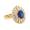 Bague Bague Pompadour Or jaune Saphir 58 Facettes 3746436RV