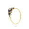 Bague Bague halo avec saphirs et diamants 58 Facettes 36385