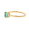 Bague 54 Bague Solitaire Or jaune Emeraude 58 Facettes 3447711CN
